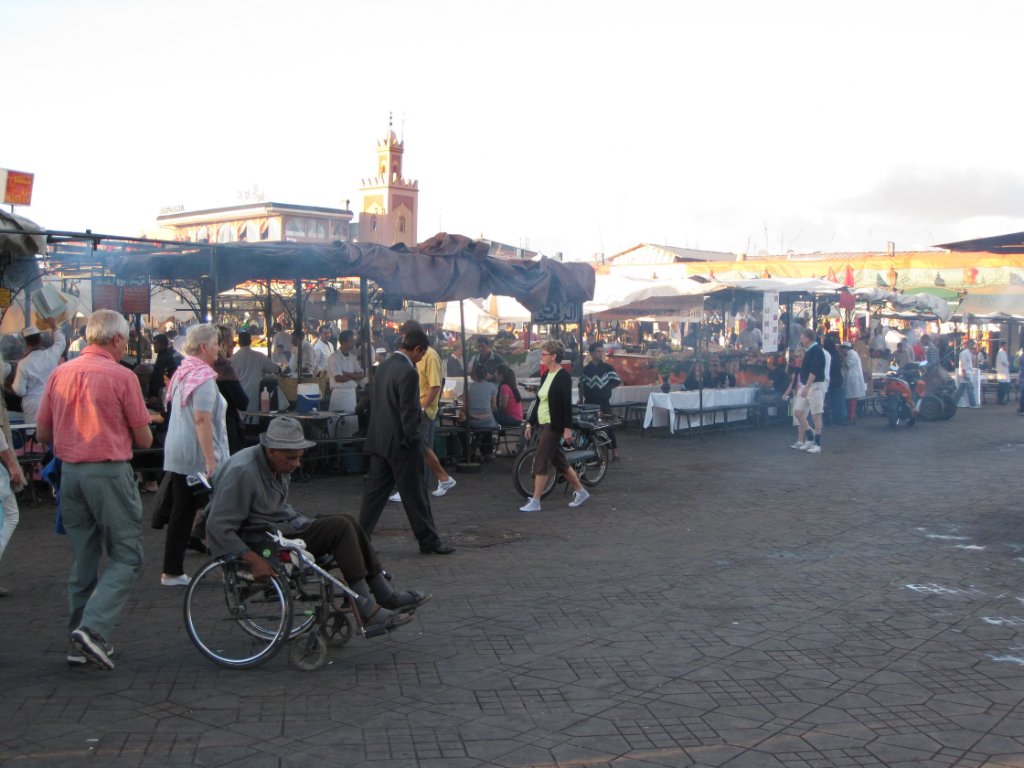 06-The eateries on the Place Jemaa el Fna.jpg - The eateries on the Place Jemaa el Fna